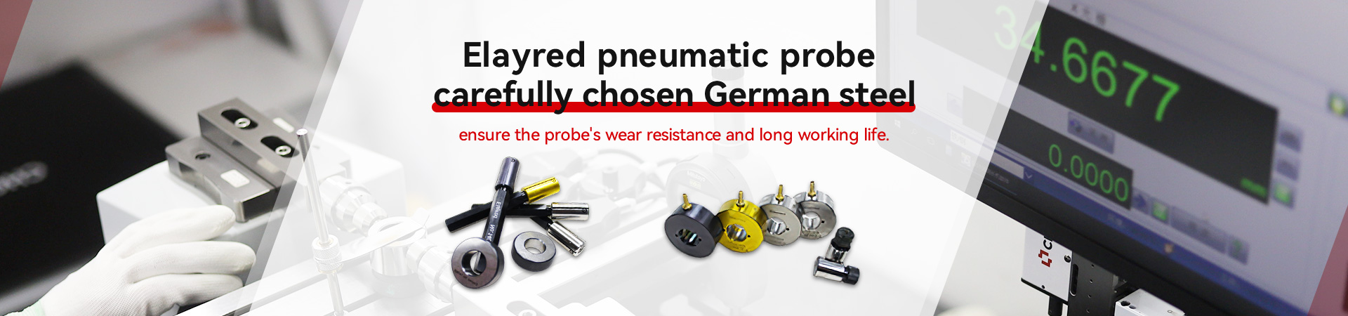 Elayred pneumatic probe carefully chosen German steel