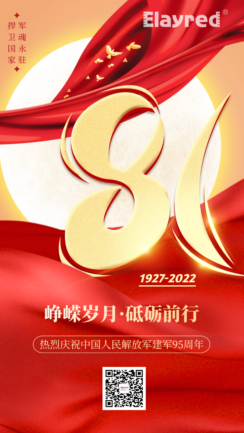 Warmly celebrate the founding of the Chinese People's Liberation Army95anniversary